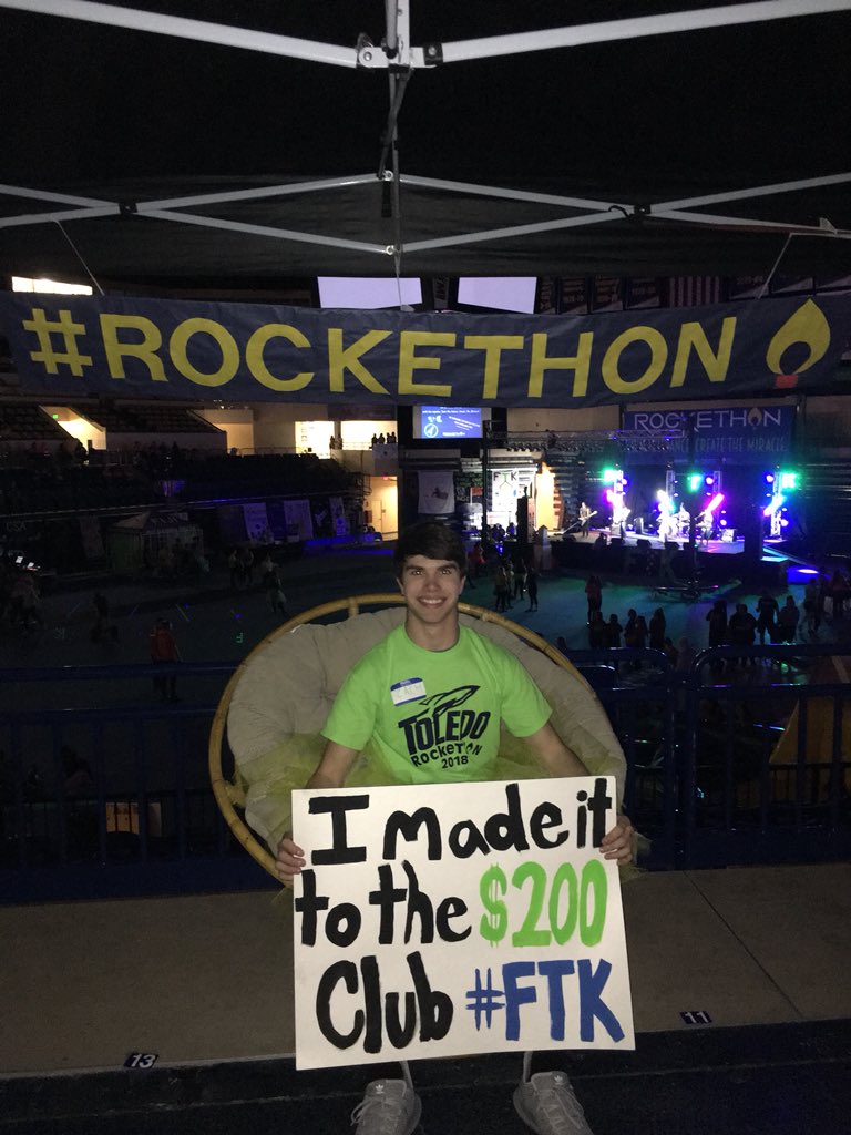 zach_koesters's tweet image. I’ve made it this far but I won’t stop now! Link is the bio! #RockeTHON
