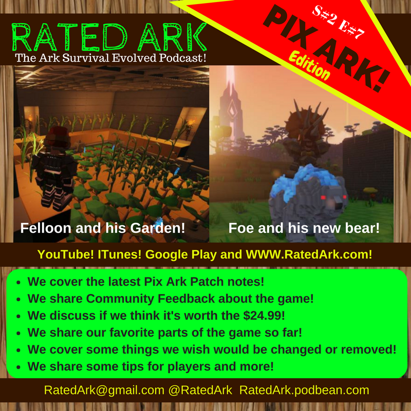 DiloDispatch's tweet photo. Our @OfficialPixARK Episode is out!
We cover the latest patch notes, What we love about the game, some things we don't love, tips, stories &amp; more!
#PixARK #podcast 
Listen at the link OR on @ApplePodcasts , @Stitcher, @PlayerFM, @podbean , @GooglePlay  
https://t.co/7OoJaKHEJV https://t.co/8AbYhRUn3s