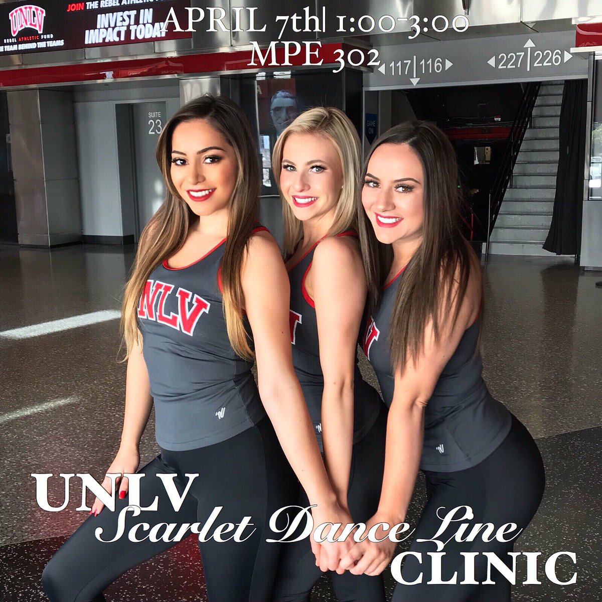TODAY! See you there 🤗 #ScarletDanceLine #UNLV