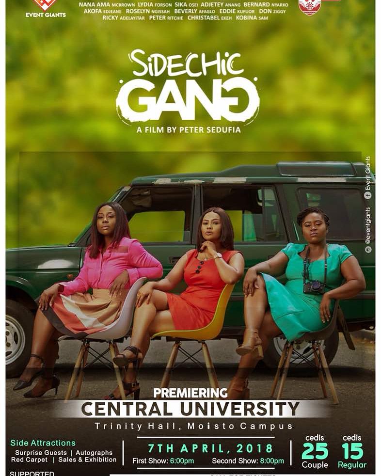 thryllapp's tweet photo. SideChic Gang Premiering at the Central University Trinity Hall Tonight at 6pm and 8pm. Don't Miss on the Red Carpet Experience
#gethype #sidechic #eventsworld https://t.co/bFiKXMHWaF