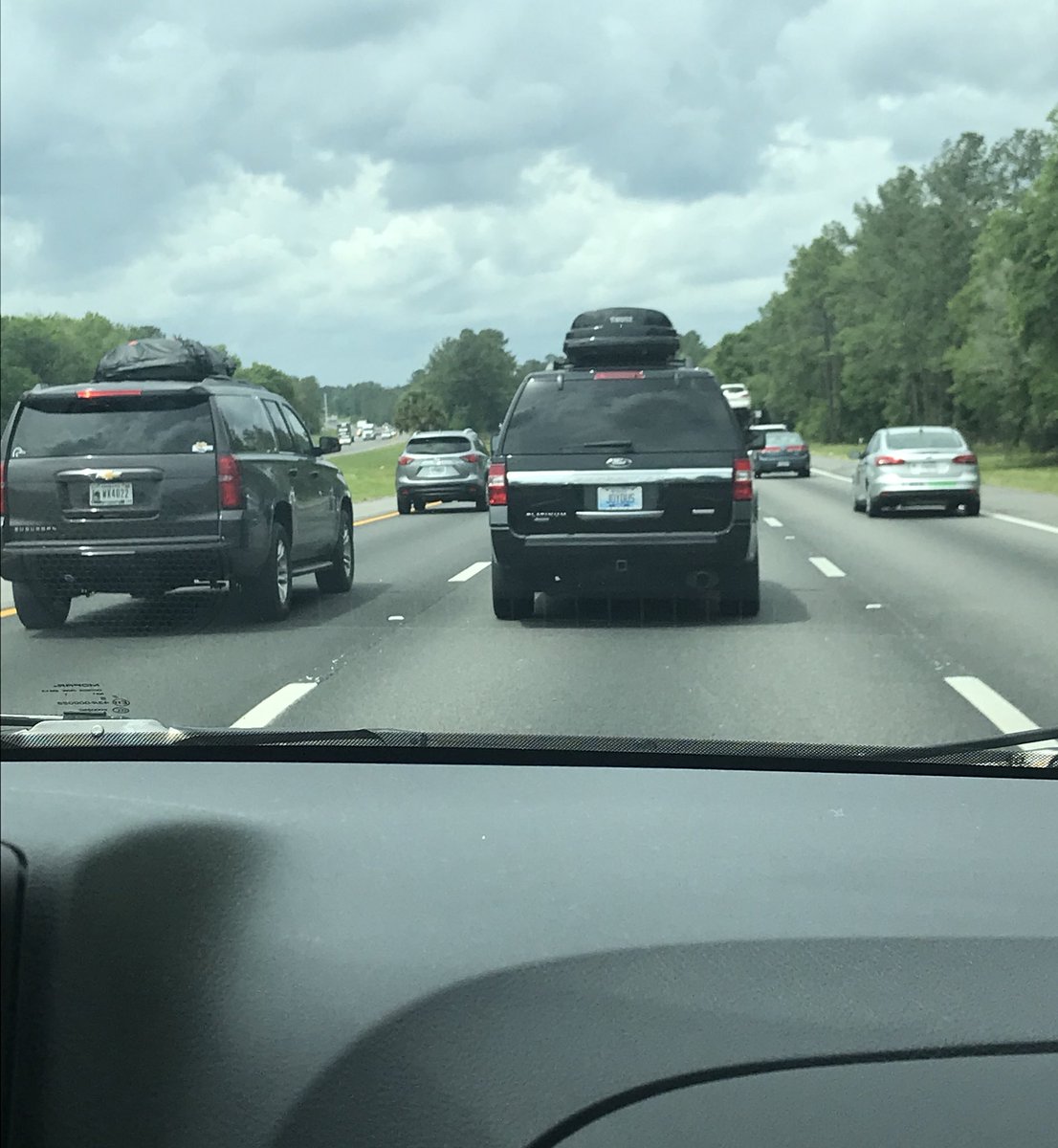 MPSbiedermann's tweet photo. I guess we arenโt the only people who chose to leave on Saturday. #SpringBreakTraffic #ByebyeFlorida #20hoursofdriving https://t.co/h6YMcM8DuK