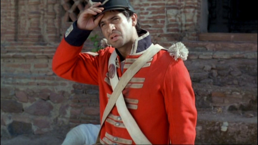 razajaffreyfans's tweet photo. POTD: From #SharpesPeril, 2008. Singh looks hot. (In both senses of the word.) #razajaffrey #dailyraza https://t.co/2xVREvsKz1