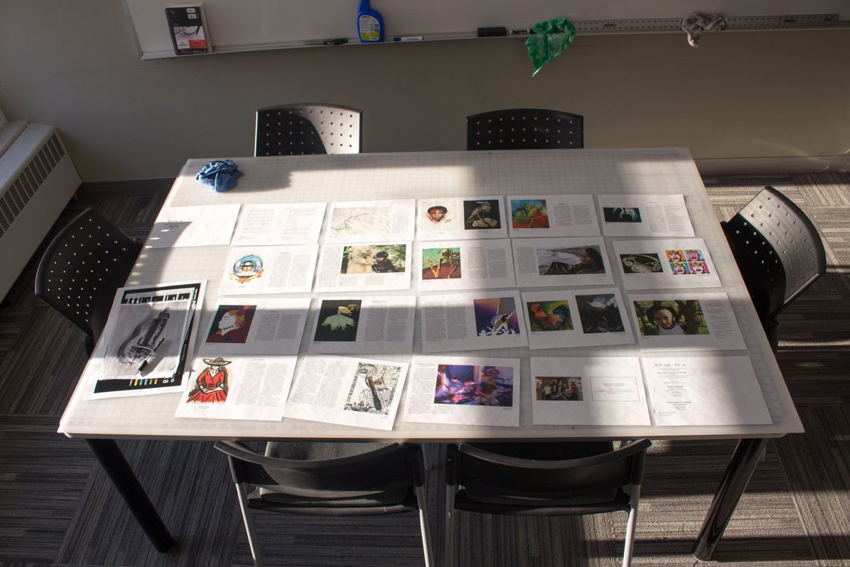 vacsxu's tweet photo. It's been a long week but we've done it once again! This year's issue of OPUS Art Magazine is done and ready for printing. Can't wait to see a physical copy. #art #artist #artislife #artlife #college #collegelife #sxu #sxuart #artsxu #wearesxu https://t.co/JTu2pwQPcl