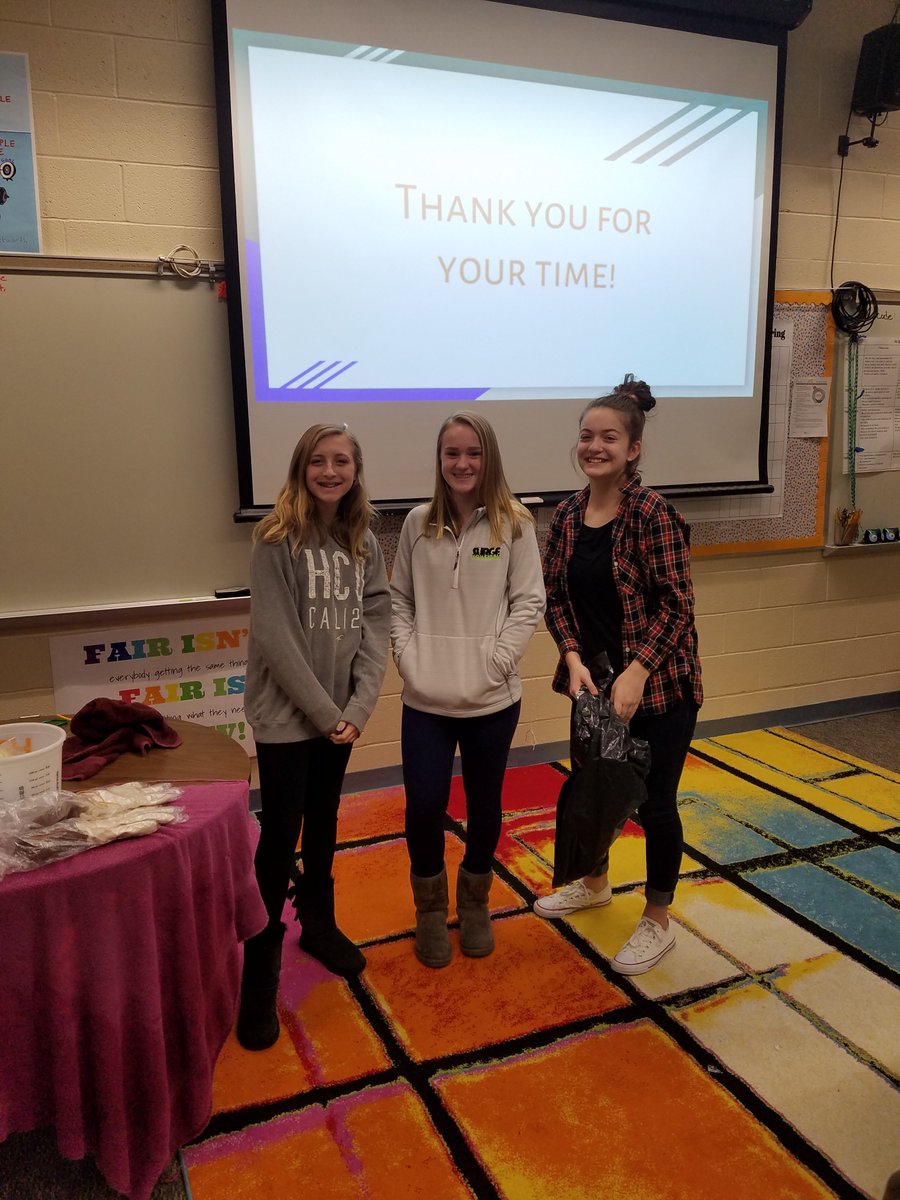 Mr_Yambor's tweet photo. More shots of the 8th. grade Bio Suit final competition.  All the teams showed they had worked through the engineering process by improving their solutions!!
#wilsonsouthern #wilsonsd https://t.co/5iPrzr9Mj0