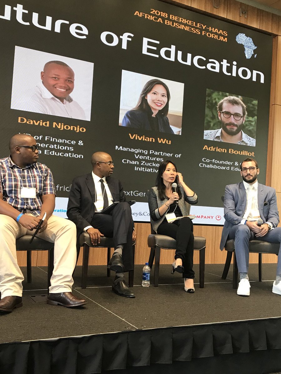“When you leave a meeting with an investor. Always ask - who do you co-invest with and who should I speak to next?” ~Vivian Wu #HaasABF #AfricaNextGen @HaasAfrica #TheFutureofEducation