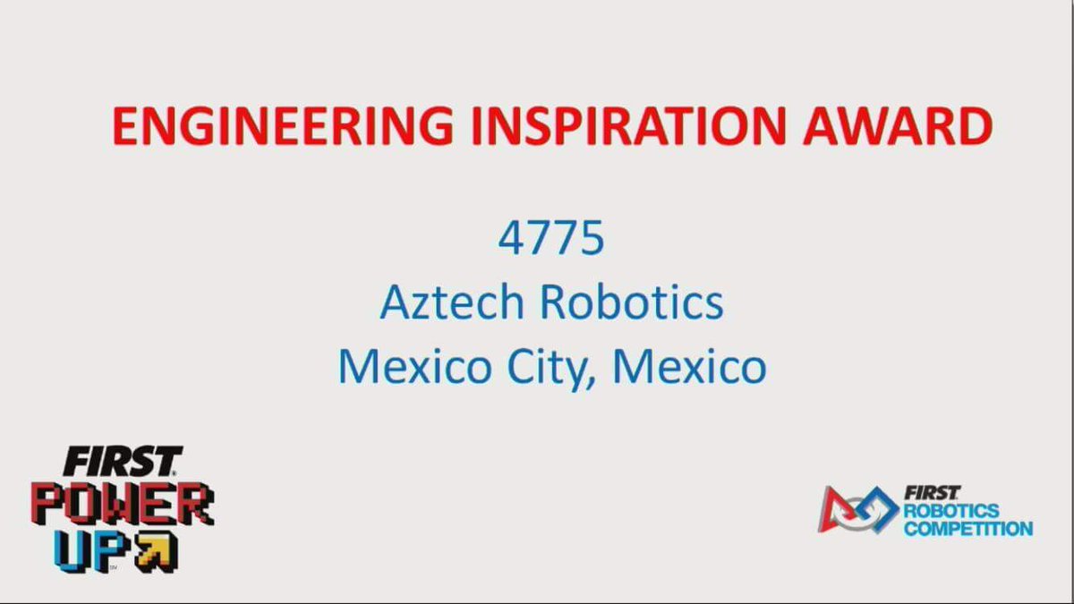 Aztech4775's tweet image. ¡Nos vamos al mundiaaaal!
Ganamos el #EngineeringInspirationAward que nos da pase al mundial en este reto #FIRSTPOWERUP 
Gracias a todos nuestos patrocinadores que hacen esto posible 💪
¡Nos vemos en #Houston! 🇺🇸🇲🇽