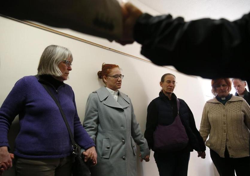 BostonGlobe's tweet photo. .@GlobeAbraham: Springfield Mayor Domenic Sarno decided to bring the full force of city government to bear upon a church offering sanctuary. https://t.co/5weGXNaVqi https://t.co/IUPqiRSFzZ