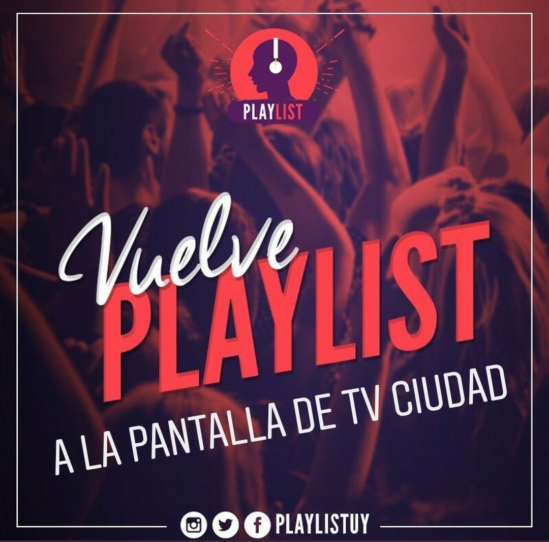 PlaylistUy's tweet photo. Playlist lo que ellos escuchan, vuelve a la pantalla de 💻 @TVCIUDADuy!!! 
Todos los sábados de abril a las 21 hs. 

Andá prendiendo la tele que ya arranca! 

#Playlistuy #loqueellosescuchan 🎵🎧🎸🕺 https://t.co/2J6SkskO5L