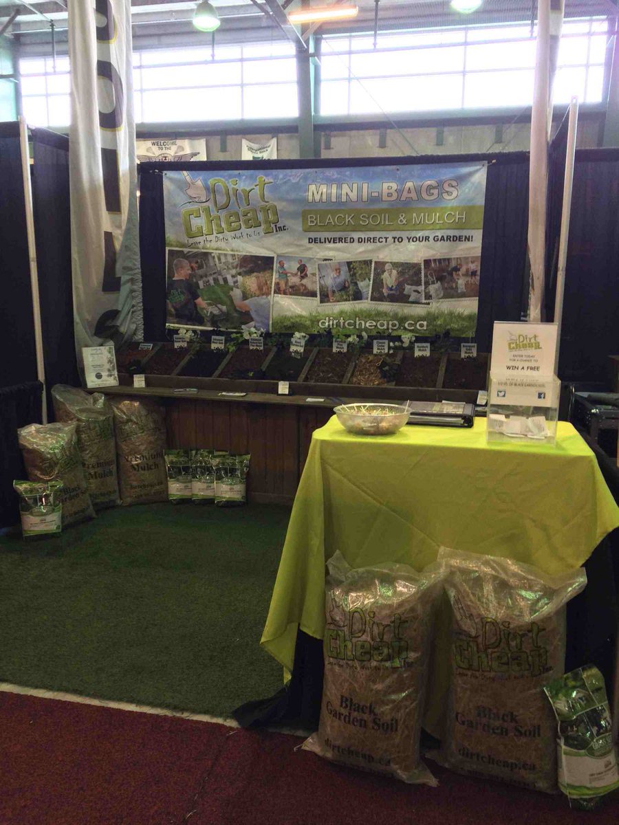 DirtCheapInc's tweet photo. Stop by and say "hi" to Christine or Jackie at the Oakville home show this weekend! We have great promotions to get you ready for spring 😀 https://t.co/DWrQv2sCT6