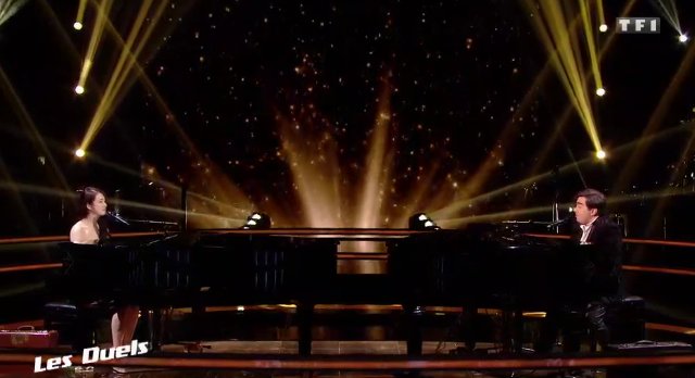 TheVoice_TF1's tweet photo. #TheVoice
Les deux ovnis de l'équipe de @mikasounds Ubare et Frédéric Longbois tout simplement bluffants sur "Puisque vous partez en voyage" https://t.co/Fxe6JpZvsl