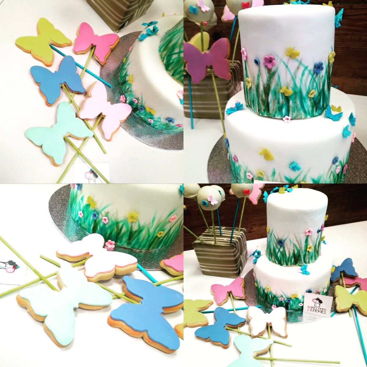 CakesPopsCookie's tweet photo. Spring has arrived! Flowers &amp; butterflies.. la primavera ha llegado dan muestra las mariposas y flores #flowers  #butterflies #spring @CakesPopsCookie https://t.co/ZwO84gc4y1