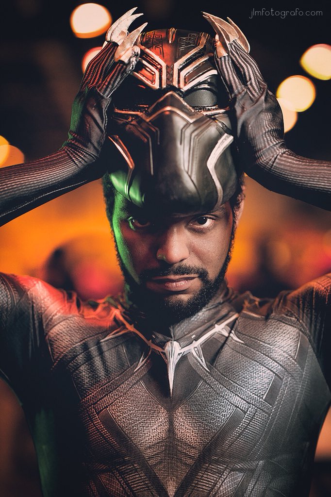 jlm_fotografo's tweet photo. De vuelta de Wakanda - @Kodelr0x #BlackPanther #cosplay #HeroesManga @heroesmanga_mad https://t.co/hINy0CZio8