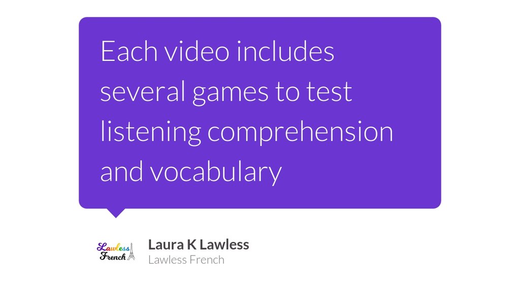 LawlessFrench's tweet photo. Yabla French Videos https://t.co/fvfryKIniN #french #dictees #frenchvideos https://t.co/S0zp82FWMn