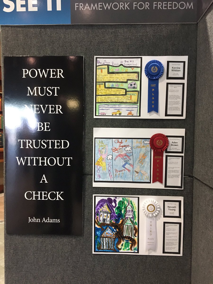 jtalburt's tweet photo. Go @PershingElem! Three @Pershing4th students were finalists  and one was the 3rd place winner of the @SpringfieldBar Law Day Poster Contest! Congratulations! 🏆 @officialSPS #pershingproud https://t.co/YhcoNr0TR3