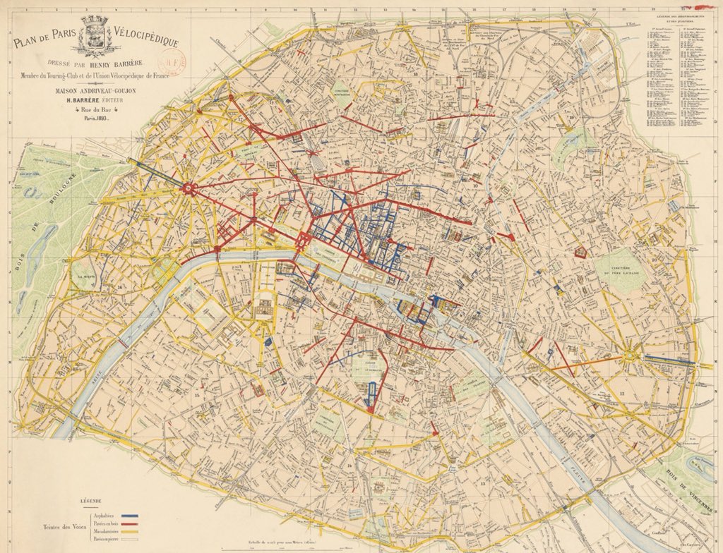 loouisfernandes's tweet photo. Quand les chaussées de Paris étaient en bois...
En rouge sur la carte les revêtements en pavés de bois. 
Photos des usines de fabrication des pavés
1893
#Paris https://t.co/bgqmwFlVnY