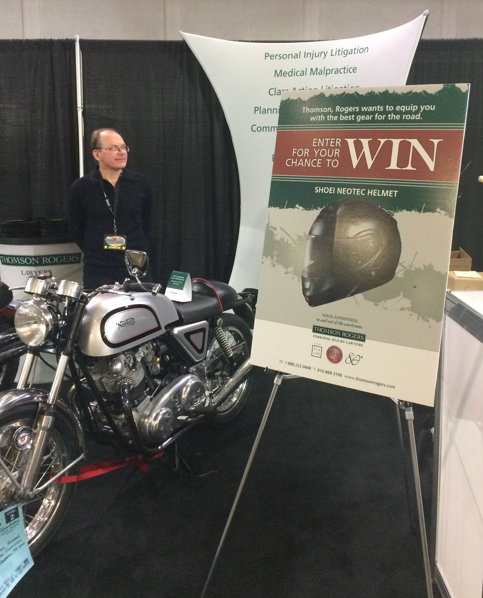 thomsonrogers's tweet photo. If you are here at #springmotorcycleshow this weekend, stop by our booth and enter to win a Shoei Neotec Helmet. Also, stay a while and check out some of our featured bikes. https://t.co/IXIgH2nszp