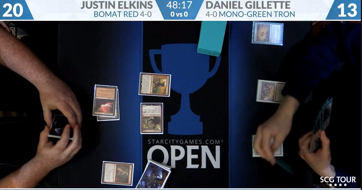 SaffronOlive's tweet image. Someone forgot to tell Justin that SCG Milwaukee is a Modern event. Also that Ramunap Ruins is banned in Standard.