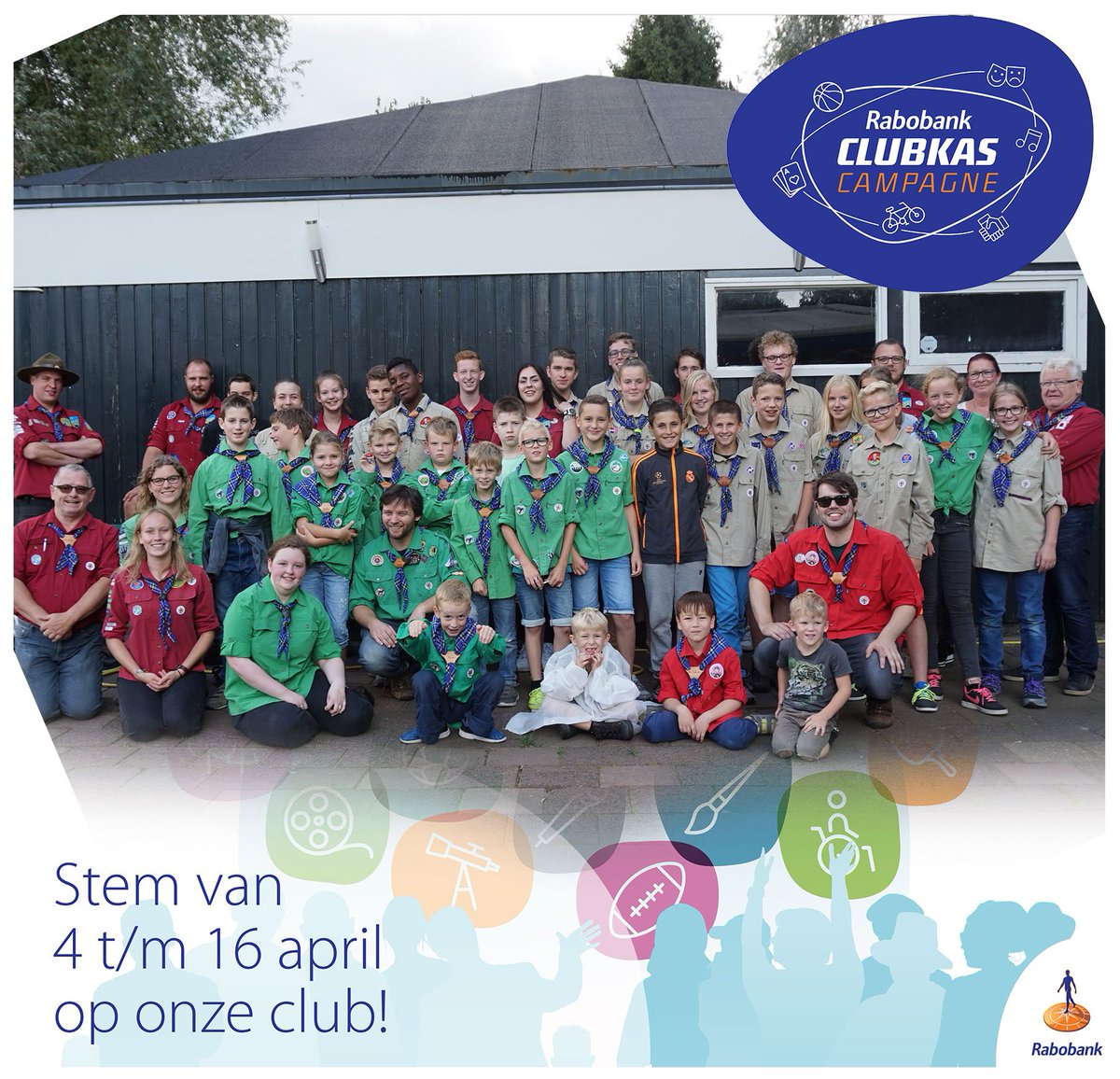 #clubkasrabozwb stem op #scoutingfn #Roosendaal