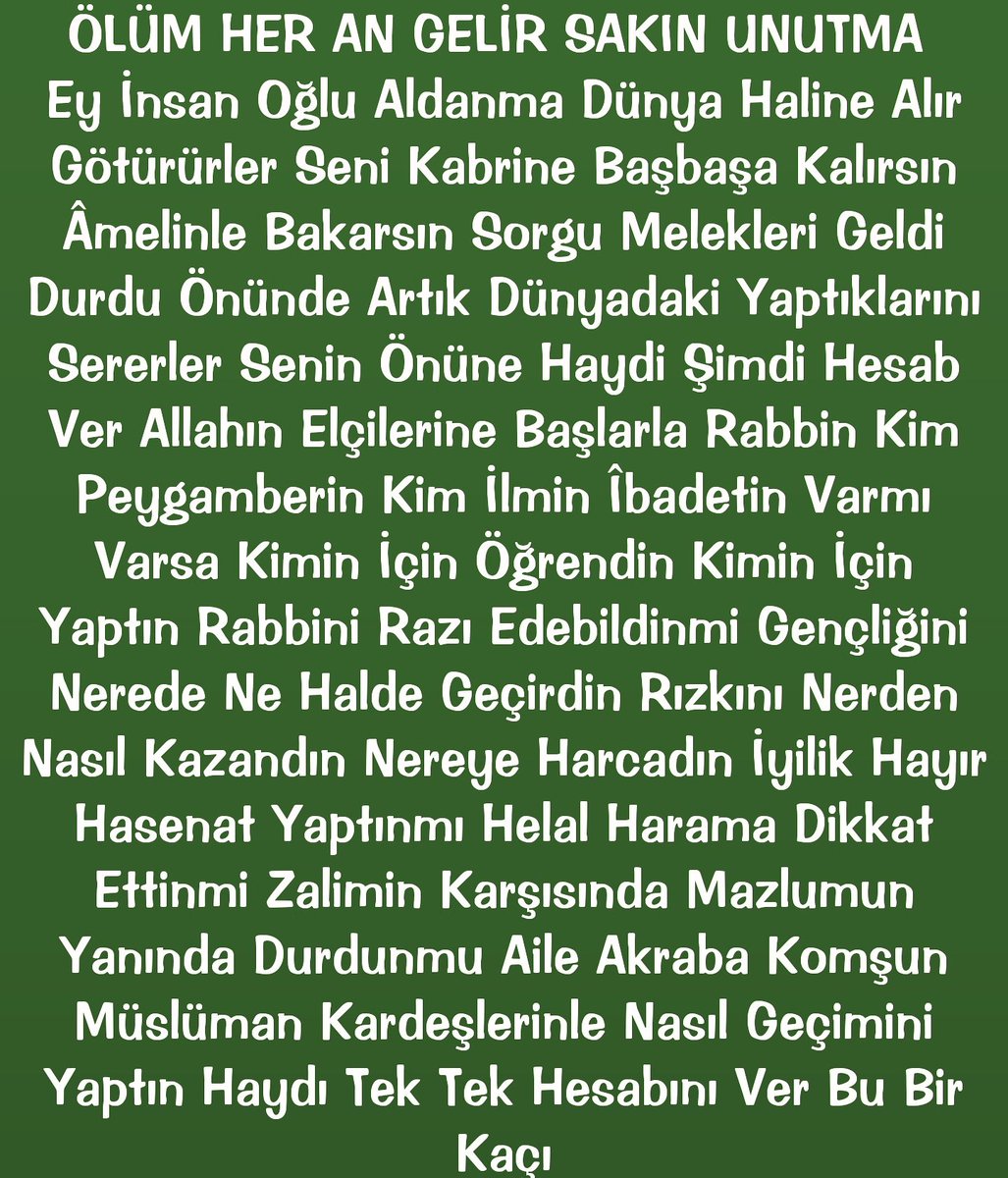 Acizkullum's tweet photo. @eminecelik62 @talip3444 @TEKHEDEF2023AK @arvasfehmi @VahitKaragoez @emn_rl @AsiiyeMutlu @sabrigunes001 @GulnazYurtbakan @d_cakaroglu @CigdemGulu34  https://t.co/4KTQnMtFMW