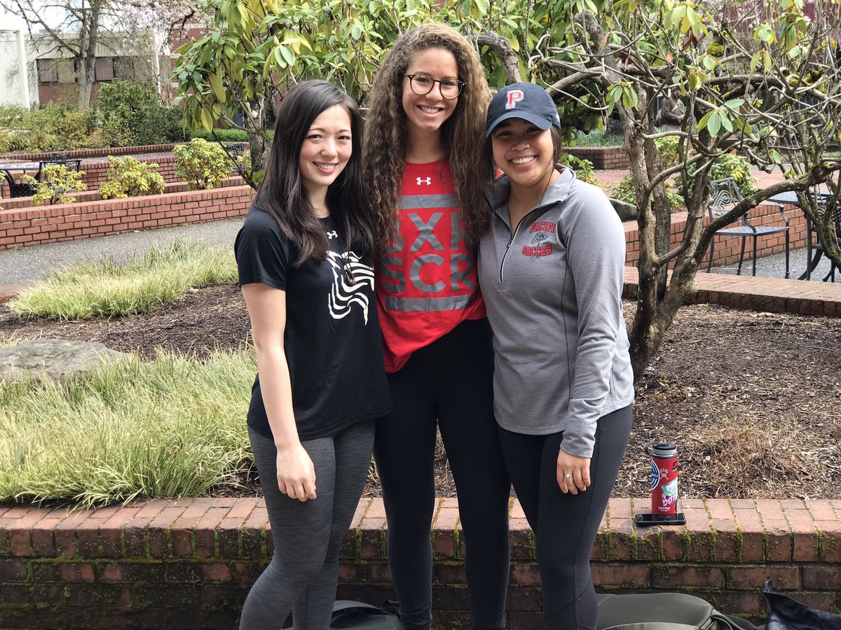 pacificuws's tweet photo. A few of our athletes sporting their boxer gear for Spirit Day yesterday #D3Week #WhyD3 @goboxers @pacificusaac https://t.co/n3kMkqa0SL