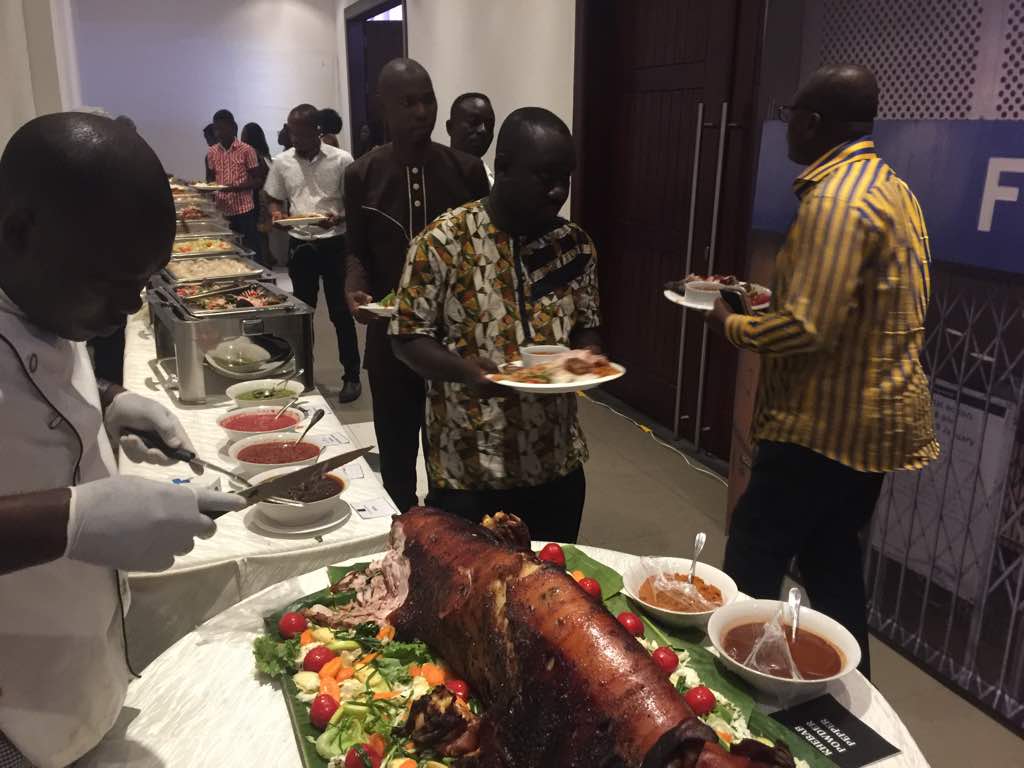 AskMTNGhana's tweet photo. Dinner time 2018 Y'ello soiree @JemimaKotei @Akosen @salihuabu @mansah31 @MTNGhana https://t.co/UY16rfr1qm