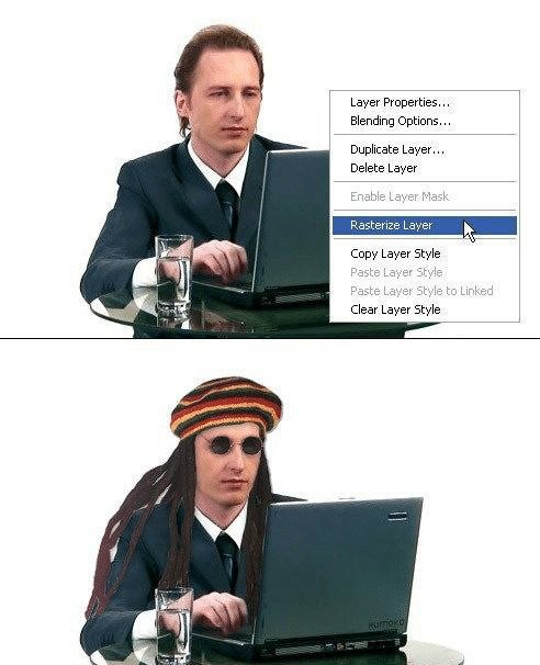 designershumor's tweet photo. Rasterize Layer https://t.co/RPpPy8st5d