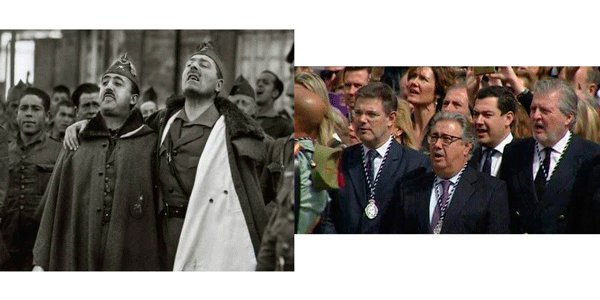 🔸MÉNDEZ DE VIGO DIMISSIÓ PER APOLOGISTA DEL FRANQUISME🔸 

Més motius per a la #26AVAGA. 
Parlar de l'ADN franquista del govern del Partit Popular no és una exageració polèmica. Ens referim a qüestions concretes com aquestes imatges.
Aquí l'article 👇🏽 sindicatdestudiants.net/index.php/noti…