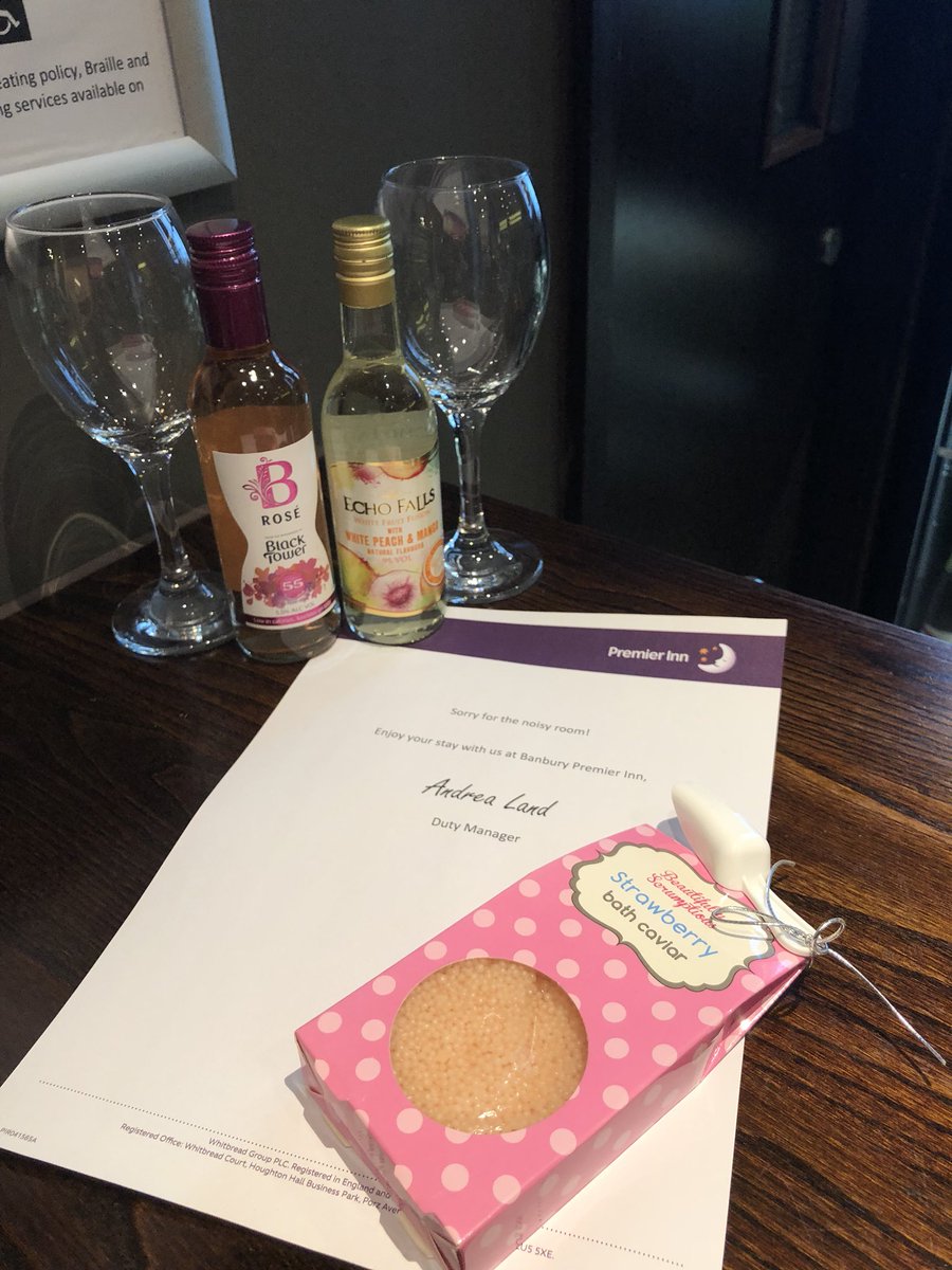 ANLandPI's tweet photo. When a couple of guests check in for a quiet get away, to be faced with a loud group going out to party... we give them a simple #PiWow to recover our #AmazingService. Smiles all round in Banbury PI again 😃💜💫 @Hinson_Yates @SDEBDD @thebirdlane @SolusWestMids @clairekerins https://t.co/5ktT0T5m4i