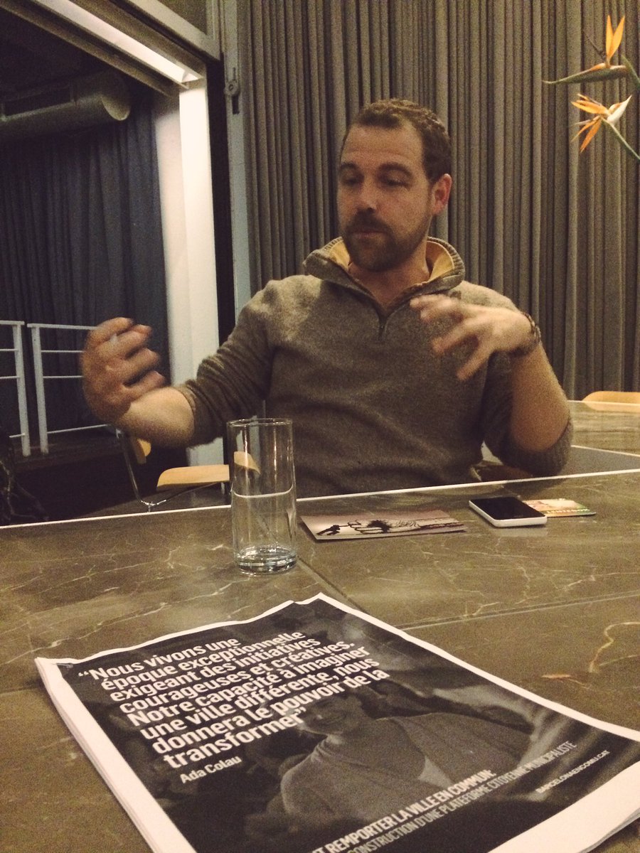 WijDelfshaven's tweet photo. The Movement of Munipalism: Discussing local democracy in a European context with Guilherme Serôdio of #WeBrussels. #fearlesscities https://t.co/t8XMY0dbiY