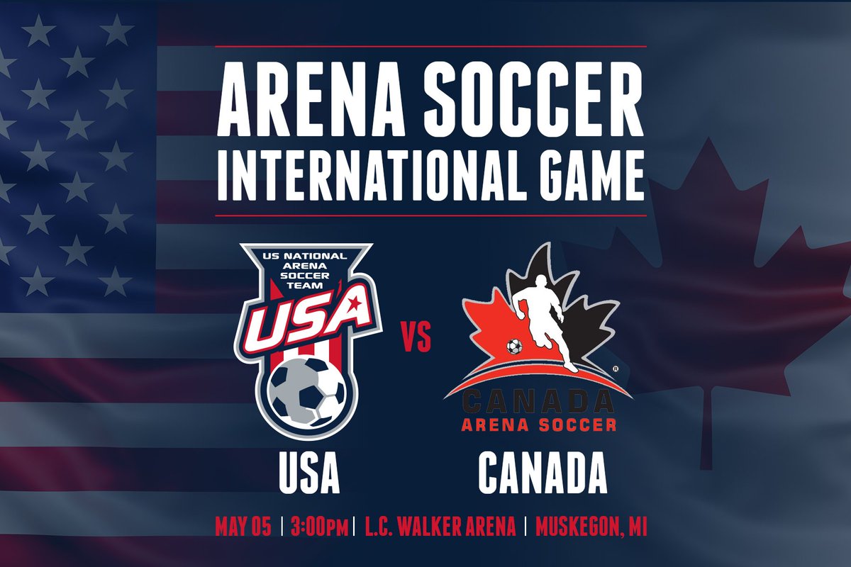 CASA_2017's tweet photo. Team Canada will also be travelling to Muskegon MI. to take on Team USA  (May 5th) the day before the match at Hershey Centre. 
@CASA_2017 @CAF_Futbol @dwaynederosario @usasoccer567 @kulis87 https://t.co/wdhfgItJbg