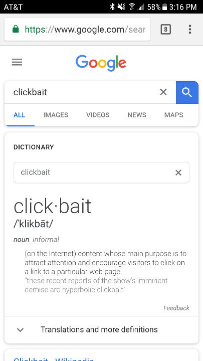 SackMachine85's tweet photo. @AmyAnn64250002 @83__nation @MarkLazerus so google is wrong? https://t.co/Fv8cDKbKIv