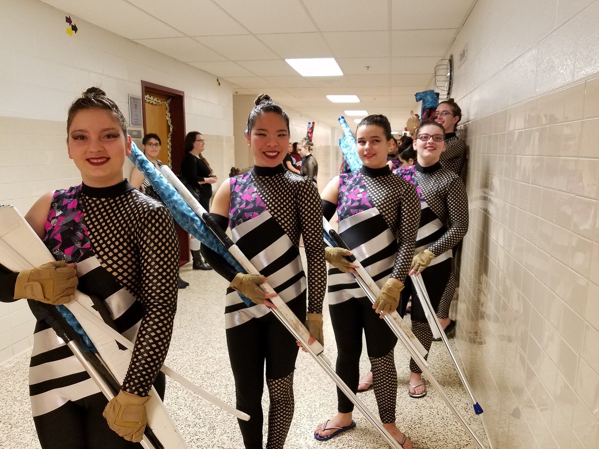 Seniors! Final competition. #getit @yorktownbands