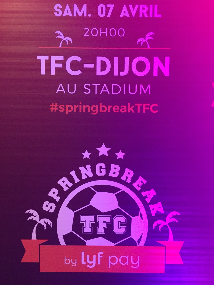 LudoAmar's tweet photo. Malgré la défaite dans ce #TFCDFCO et de la déception en #BetclicSuite, le #SpringBreakTFC bat son plein à la Bodega du Stadium ! 🎉🍻😎 https://t.co/dQwy2bDozA