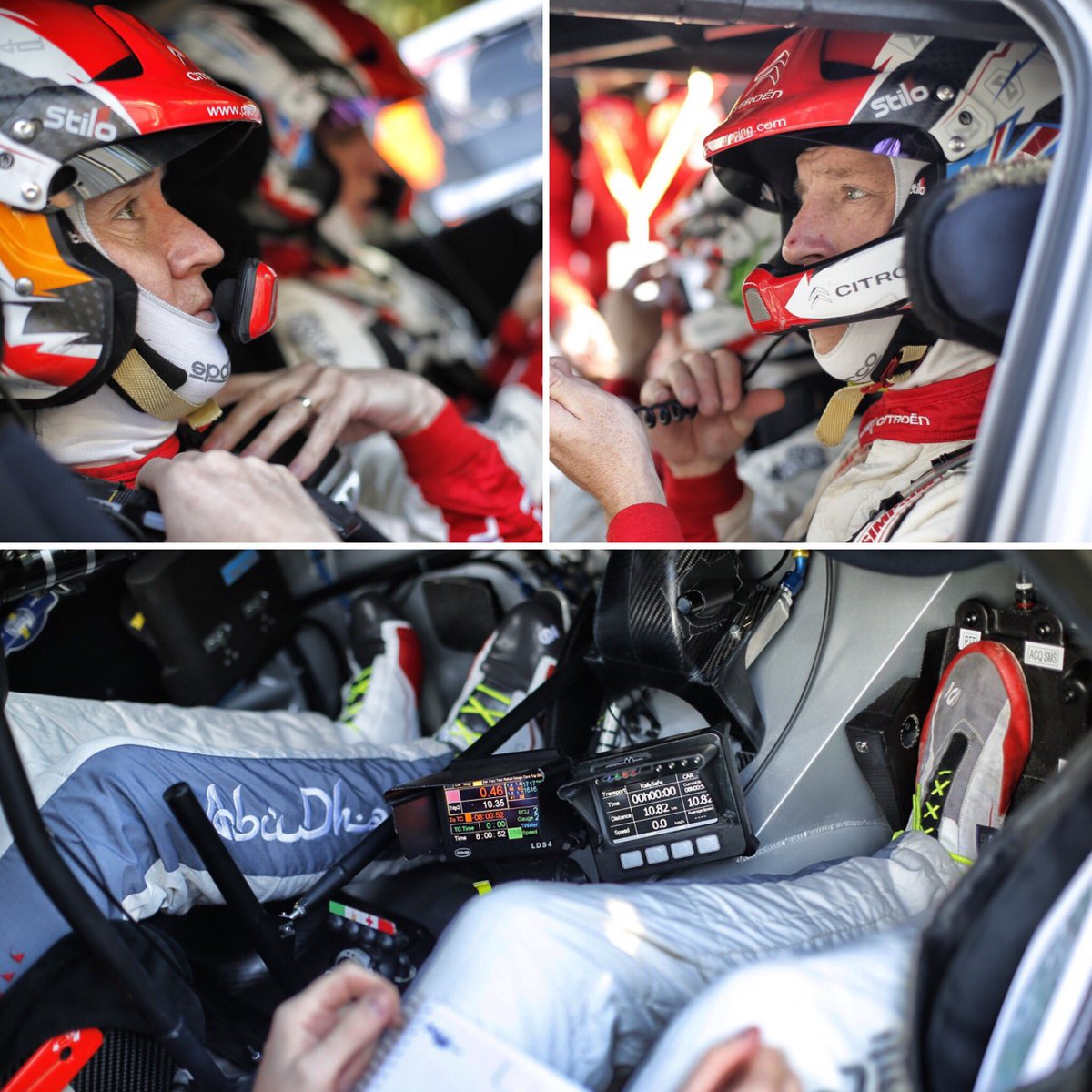 We are ONE💪 see you tomorrow! #wrc #citroen