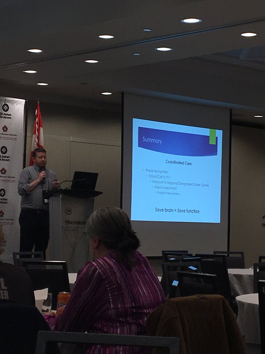SJAMississauga's tweet photo. Save brain = save function -> Thinking and acting FAST is critical for our stroke pt outcomes! @SJAPeel @SJAOntConf #sjapopf https://t.co/mFH4WUfcfX
