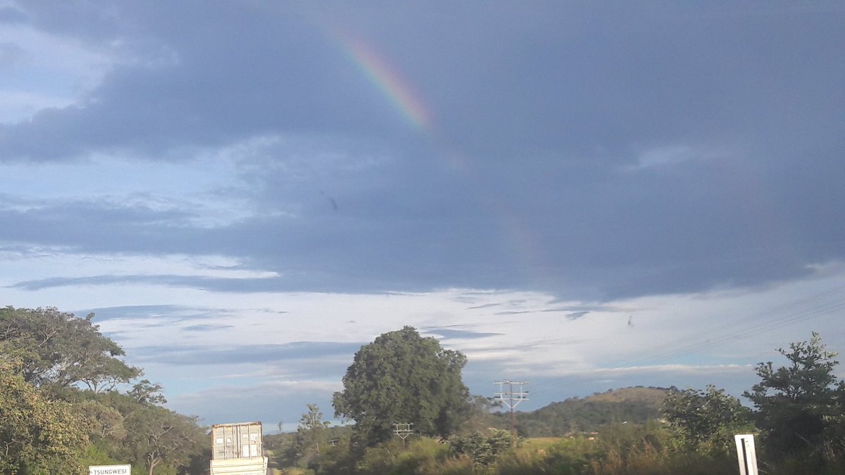 Mutare ne tara..accompanied by the most beautiful rainbow ever! #ILoveZimbabwe