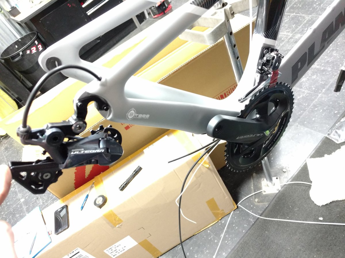 OhioStateTri's tweet photo. Third time? I don't know, I was busy with actual customers. The bike required another blood sacrifice, tho, and Eric provided it. @usatriathlon https://t.co/1Fi94ZGOUW