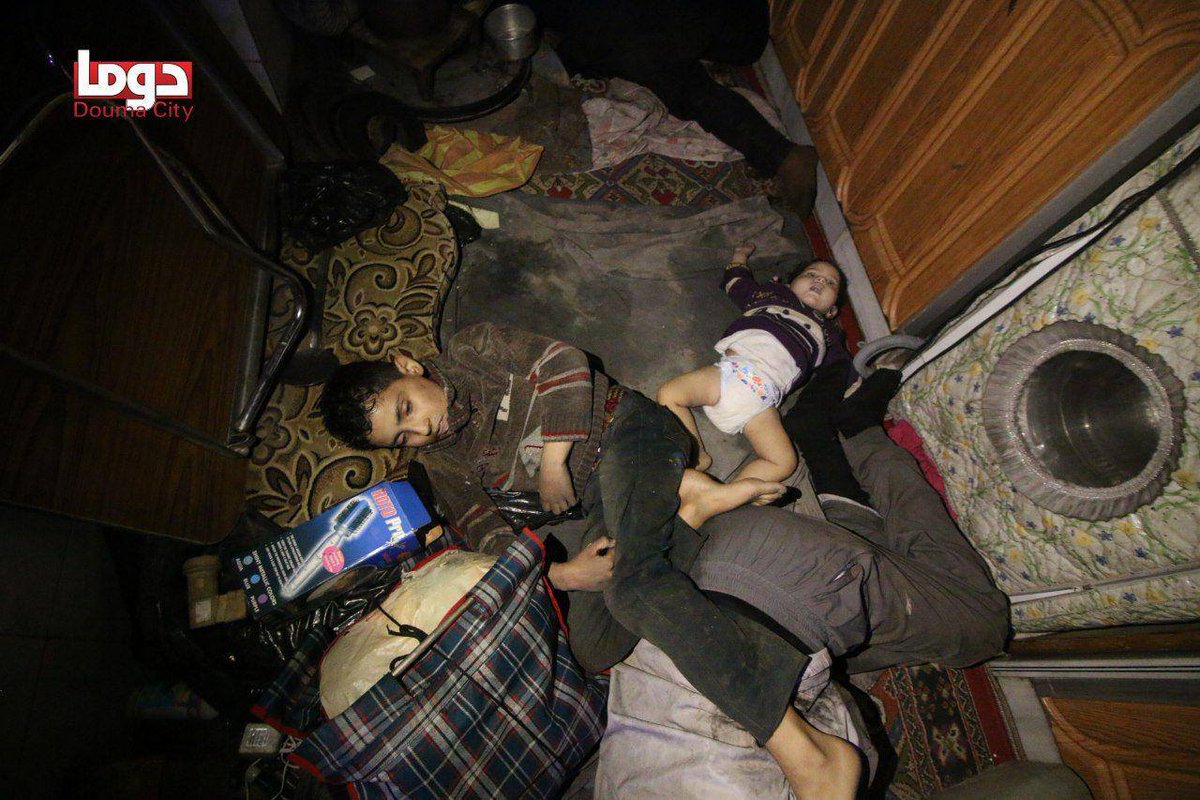 Doma 7 April 2018
Chemical Weapons
Assad &amp; Russia are war criminals
+21 +30 +50 +100 +1000000