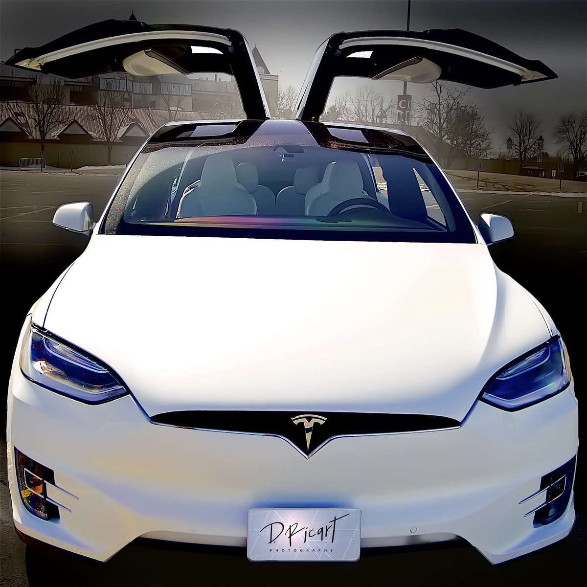 Dianaricart's tweet photo. First day of my son's internship at "Cars &amp; Coffee" and this is the car I got to ride in! I WANT ONE!!!!! ❤️ #Tesla https://t.co/VNL138GCLz