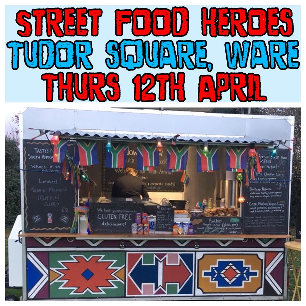 THIS THURSDAY😄. 12th April 4-9pm - Street Food &amp; live music in Tudor Square, Ware.
Round up your family &amp; friends and come on down.
Gonna be a cracker😄👍. 
Who’s coming?
<a href="/WareTownCouncil/">Ware Town Council</a> @Ware2bSocial <a href="/WareOnline/">Ware Online</a> <a href="/WareTourism/">Ware Tourism</a> <a href="/thelodgeware/">The Lodge Ware</a>
#streetfood #ware #herts