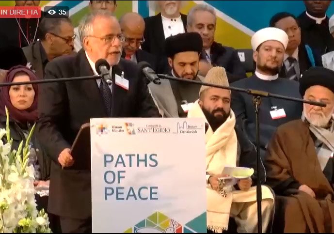 LemmaAndrea's tweet photo. La #Münster che ricordo, che conosco. “Mai rassegnarsi alla guerra e al dolore altrui, vogliamo aprire strade di pace” (2017 #PathsofPeace, Andrea #Riccardi) https://t.co/iCo1i89a7l