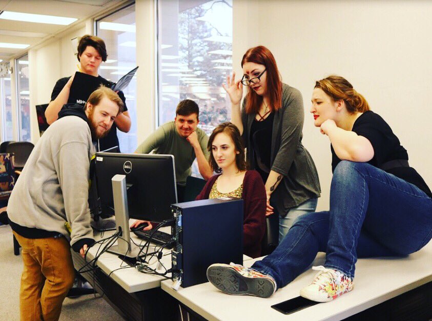 halfmasted's tweet photo. Thank you RodCon for a great time this morning!! Big thank you to our audience and our host @RodLibrary! #improv #show #cedarfallsiowa https://t.co/iILaJ7TfEx