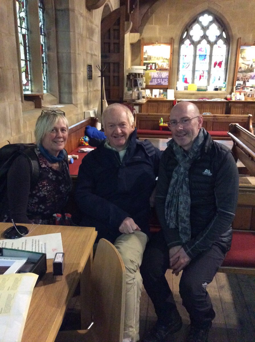 Inspiring walk today led by Deacon Lorraine <a href="/faithinthepeak/">Faith in the Peak</a> from <a href="/CliffCollege/">Cliff College</a> to be a pilgrim Conference. Godinstance meeting with author Bob, the man behind Peak Pilgrimage guide. Evening sessions filled with moving accounts, spirit led stories. @ejillbaker Thank you.