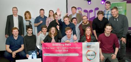Great week, great people, a great team with a lot of winners. For all teams &amp; their projects we could find a business partner for a further development - sustainability at it's best! And finally Noah and Johanna won as "Travel4you" the Dubai ticket for the World Hackathon!! <a href="/Y4PT/">Youth For Public Transport (Y4PT) 🚦</a>