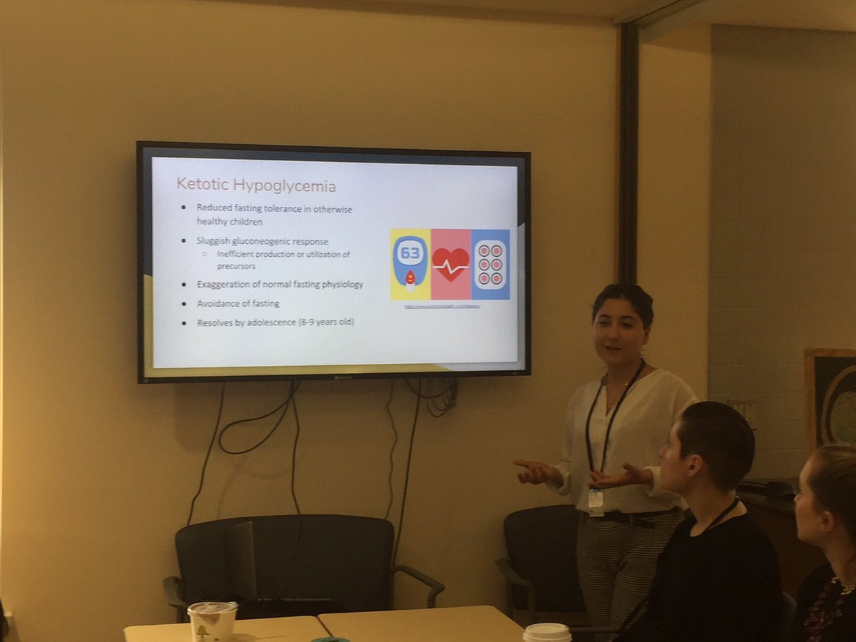 emily_futureRD's tweet photo. Truly enjoyed presenting at Children’s National Medical Center on my case study about recurrent ketotic hypoglycemia last week https://t.co/ucxrMR9MrH