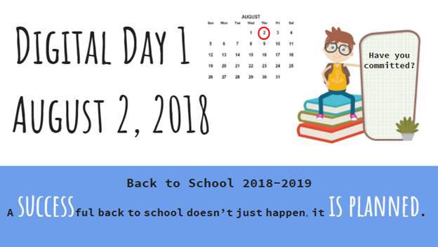 Digital Day 1 is more than a catch phrase, it’s a commitment that partners make each year to our teachers and students.  DD1 for the 18-19 school year is August 2.  
Have your partners made that commitment?