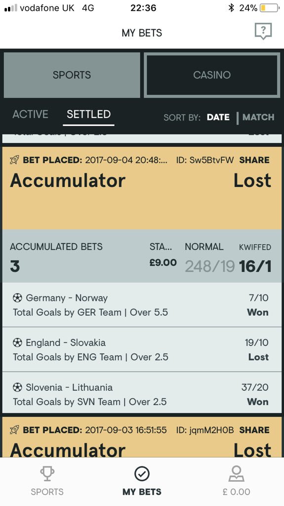 TheAlmostClub's tweet photo. A team overs treble where @England couldn’t manage a third against #Slovakia despite scoring their 2nd in the 59th minute. Bet placed through @KwiffOfficial #TheAlmostClub https://t.co/JUcd9emoQE