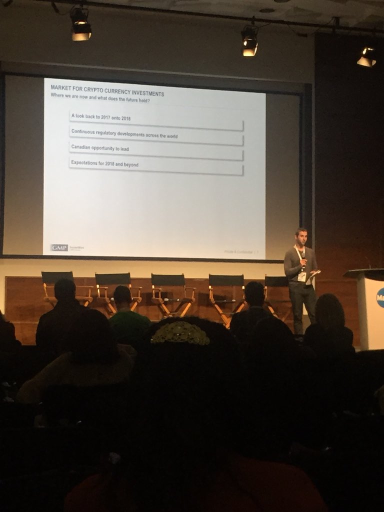 CryptoCanucks's tweet photo. “Regulation is good for institutional investors to invest in the #cryptocurrency markets” - @gmpsecurities #cryptochicks #cryptochickshackathon #regulation #canada https://t.co/0qQ5RPuGKb
