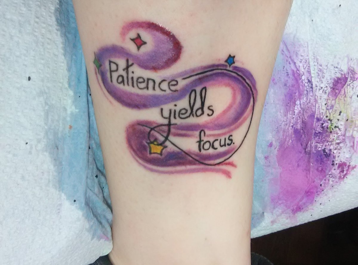samthenerd21's tweet photo. I got this done last week and forgot to post it. Tattoo #5 @joshkeaton @Voltron @LetsVoltron #Voltron #VoltronLegendaryDefender #shiro #PatienceYieldsFocus #tattoo https://t.co/PyFpkofxUX