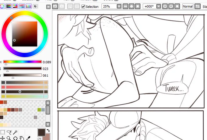I was listening to "Touch-A Touch-A Touch Me" while drawing this and it was perfect lmao 